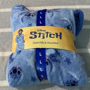 Disney Stitch Blue Fleece Pajama